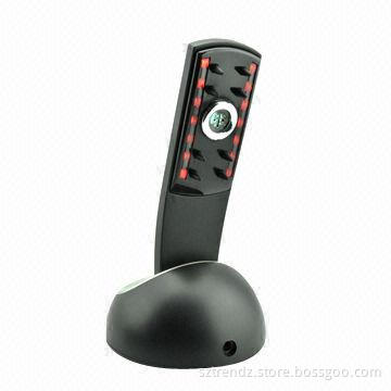Electric hair comb with laser, impulse and infrared treatment